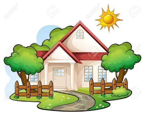 house clipart|free clip art of houses.